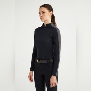 Maya Delorez Long Sleeve Zipper Top